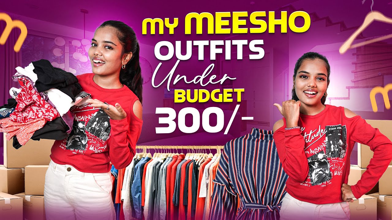 My meesho outfits under 300rs budget🥳 || #dress #outfit #mylifestyle