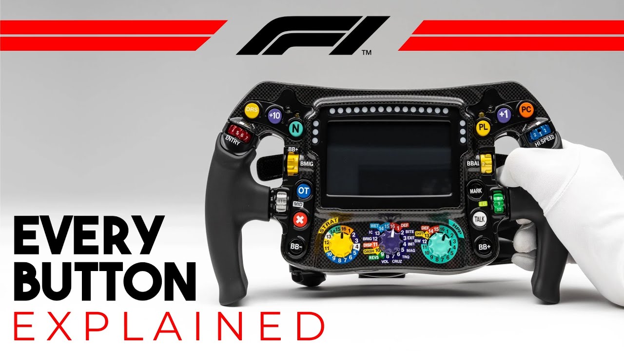 F1 Steering Wheel Buttons Explained | Formula 1 Explained