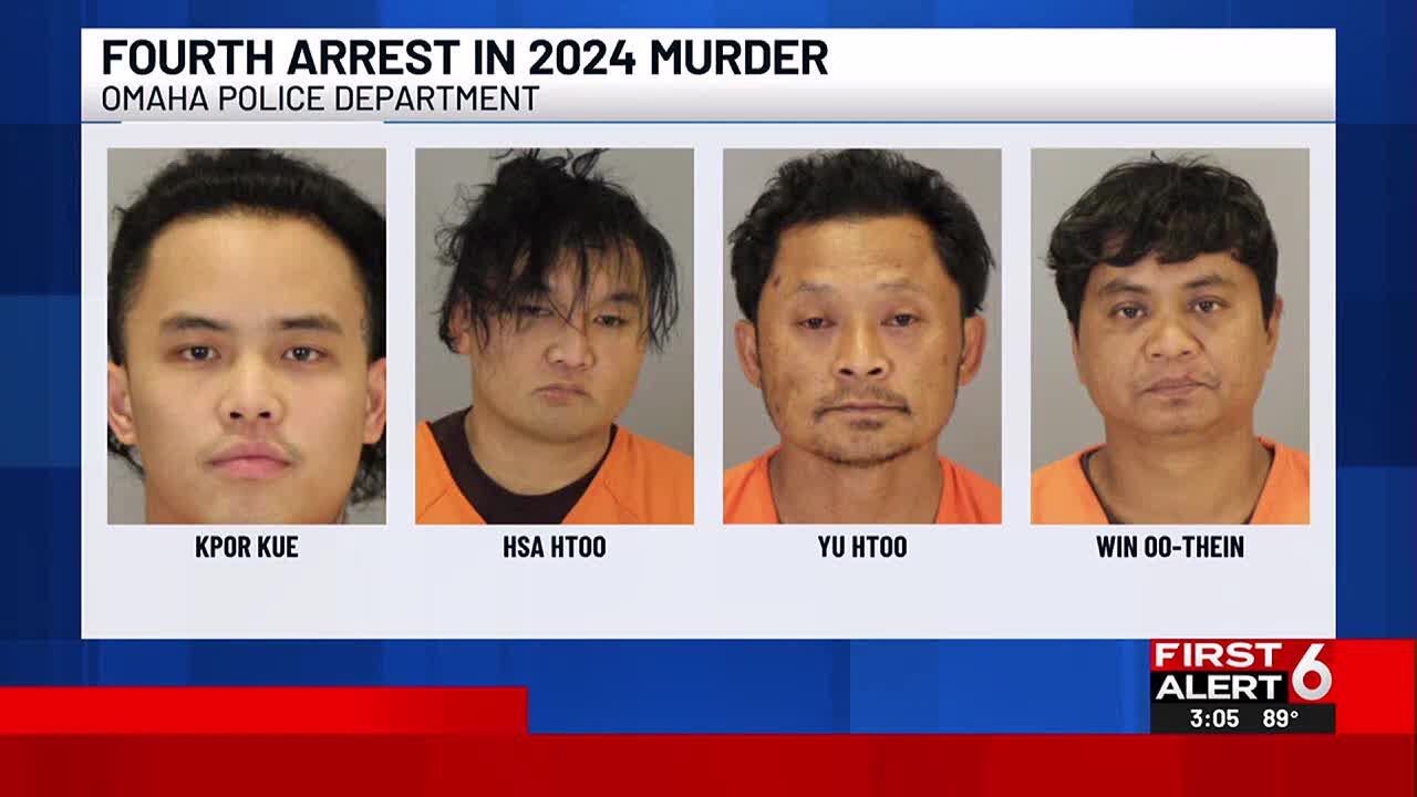 Omaha Police arrest fourth suspect in man's murder last May