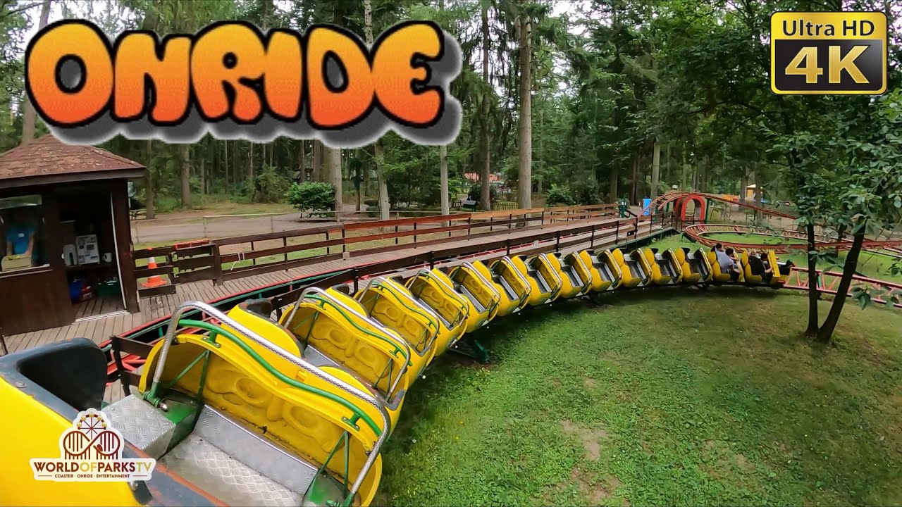 RitterRost Magic Park Verden - Die eiserne Schlange - Achterbahn (Onride POV) Zierer Roller Coaster