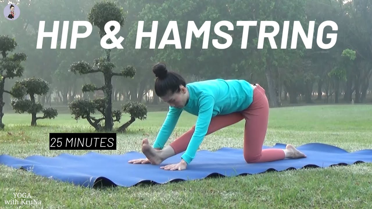 โยคะคลายขา สะโพกตึง บรรเทาปวดสลักเพชร | Hip & Hamstring Release | Yoga with KruNa