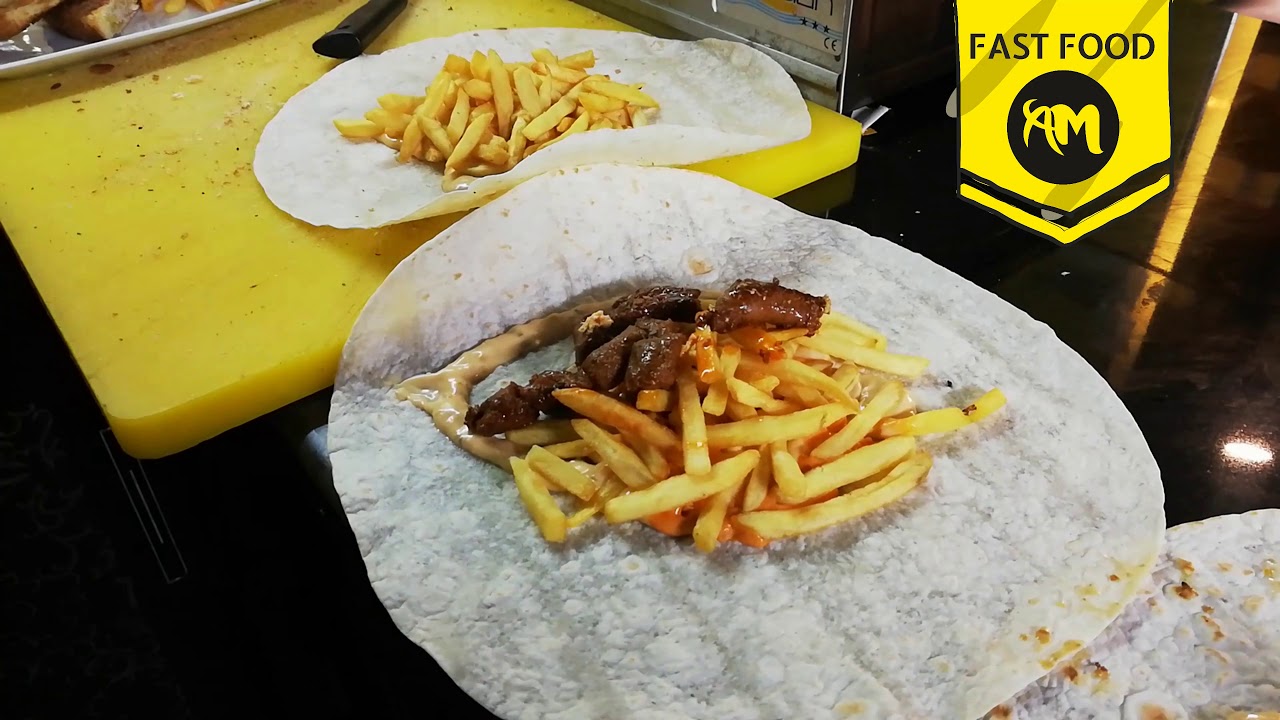 Tacos AM Fast food تحضير طاكوس