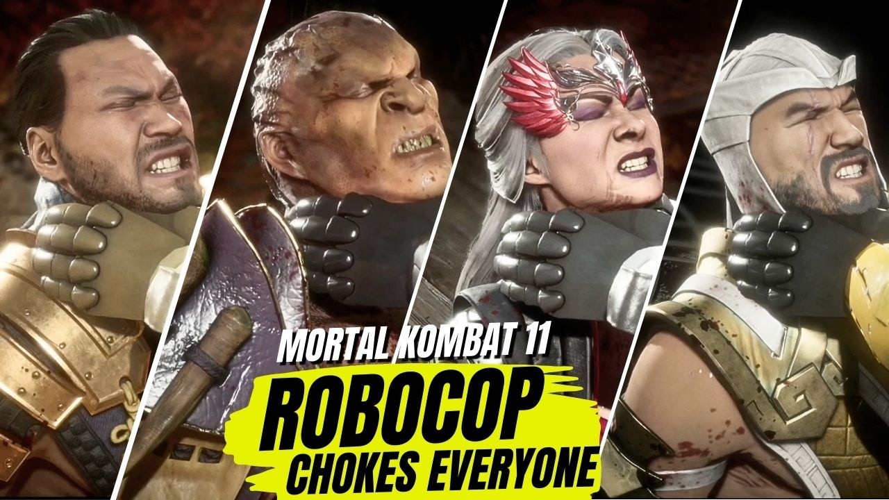 Robocop Chokes Everyone in Mortal Kombat 11