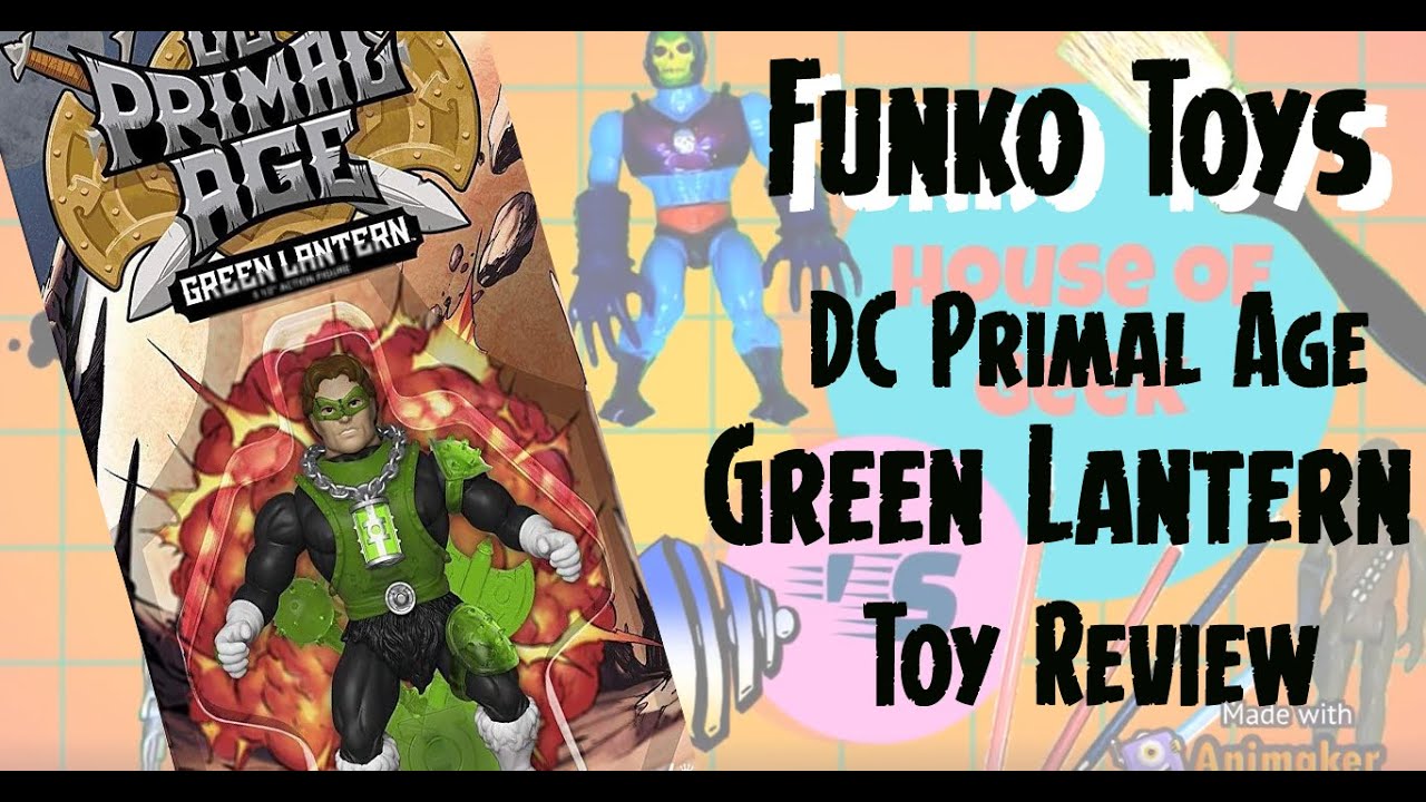 TRG Toy Review: Funko - DC Primal Age- Green Lantern