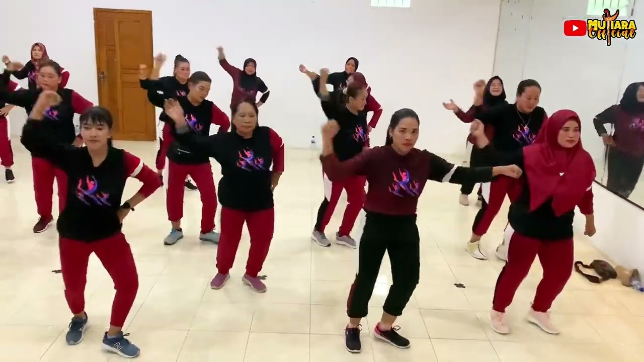 (SENAM KREASI) Wahyu Kolosebo Versi jaranan, Bersama sanggar senam kreasi MUTIARA.