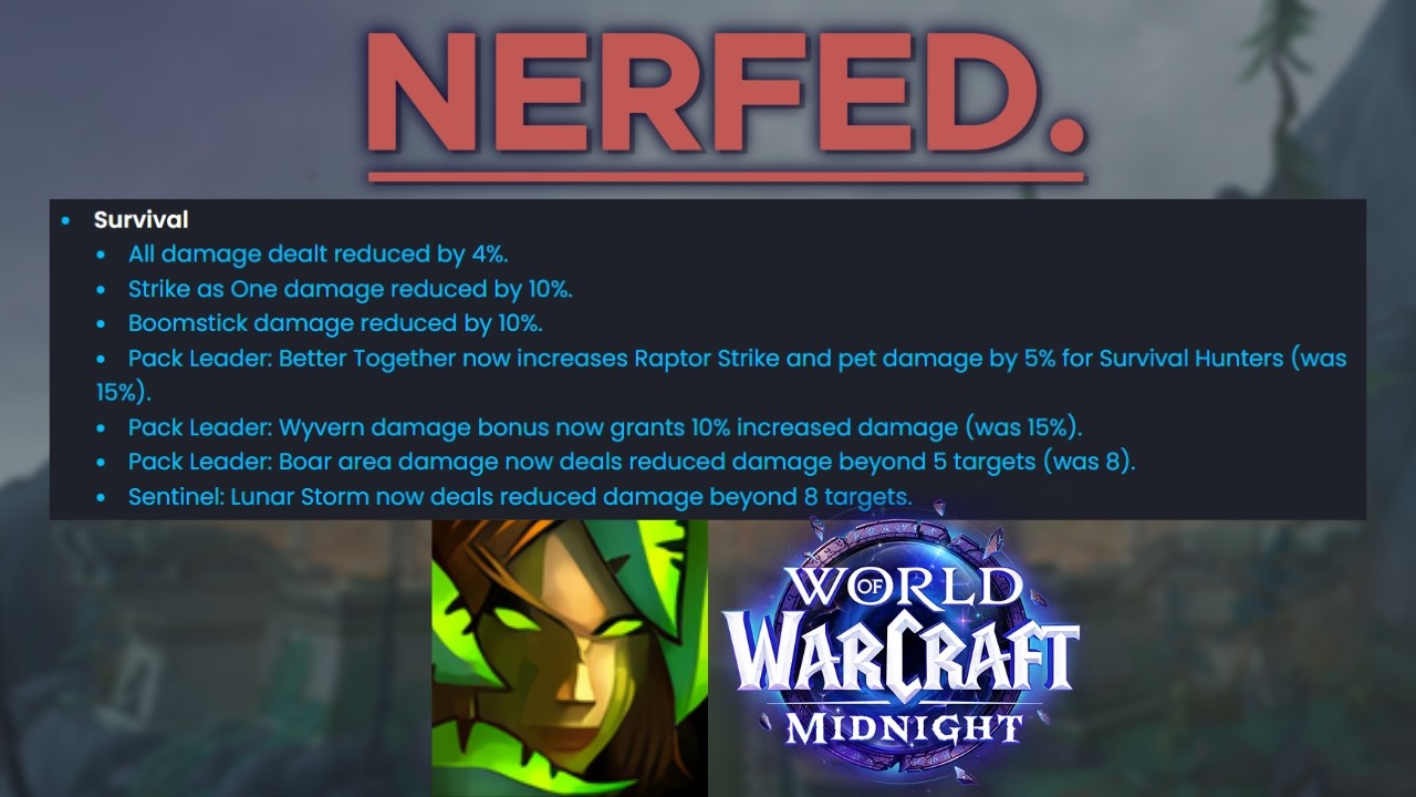 HUGE Survival Nerfs! Going Over Nerfs, Updated Sims for ST and AoE