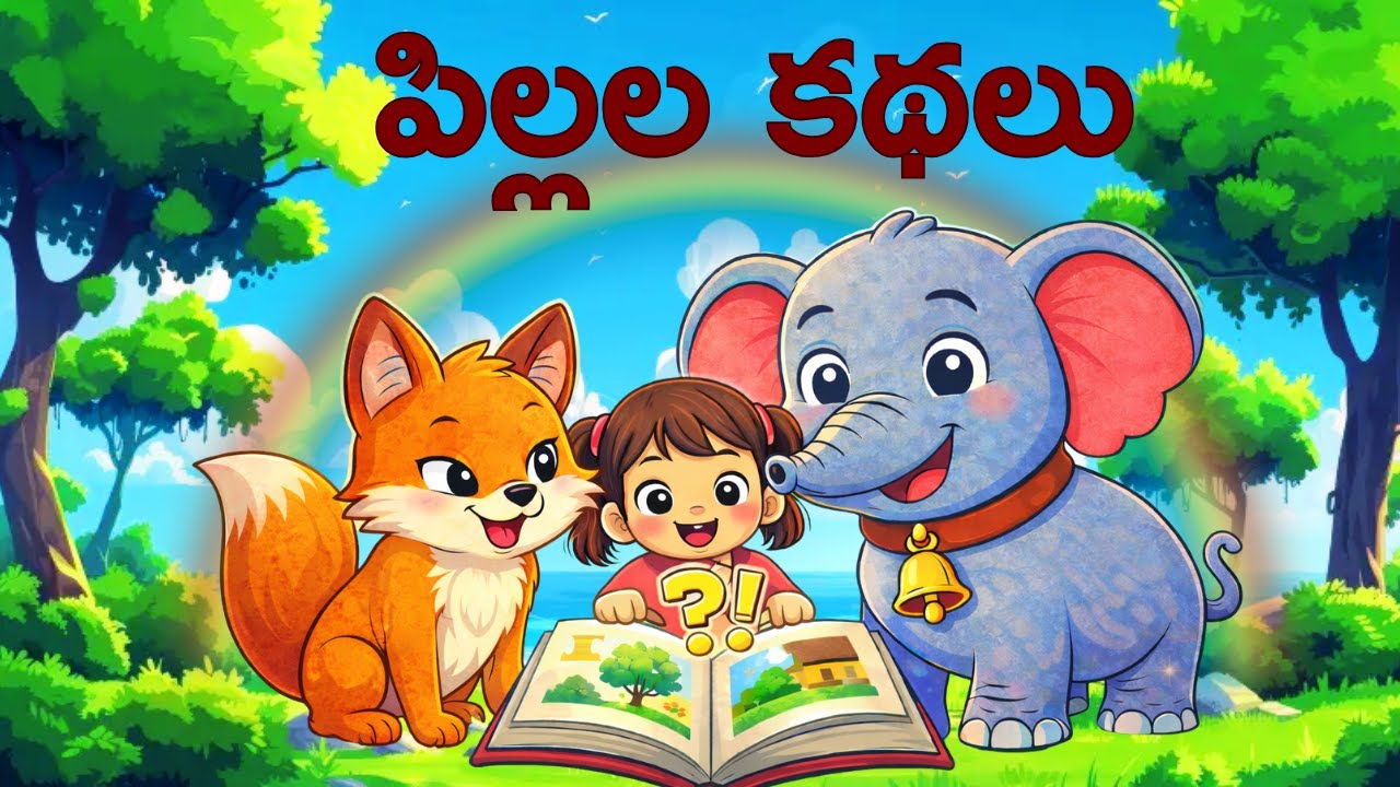 Telugu stories for kids-చిన్నారుల సరదా కథల ప్రపంచం 🌈|Moral stories|kids stories in telugu|
