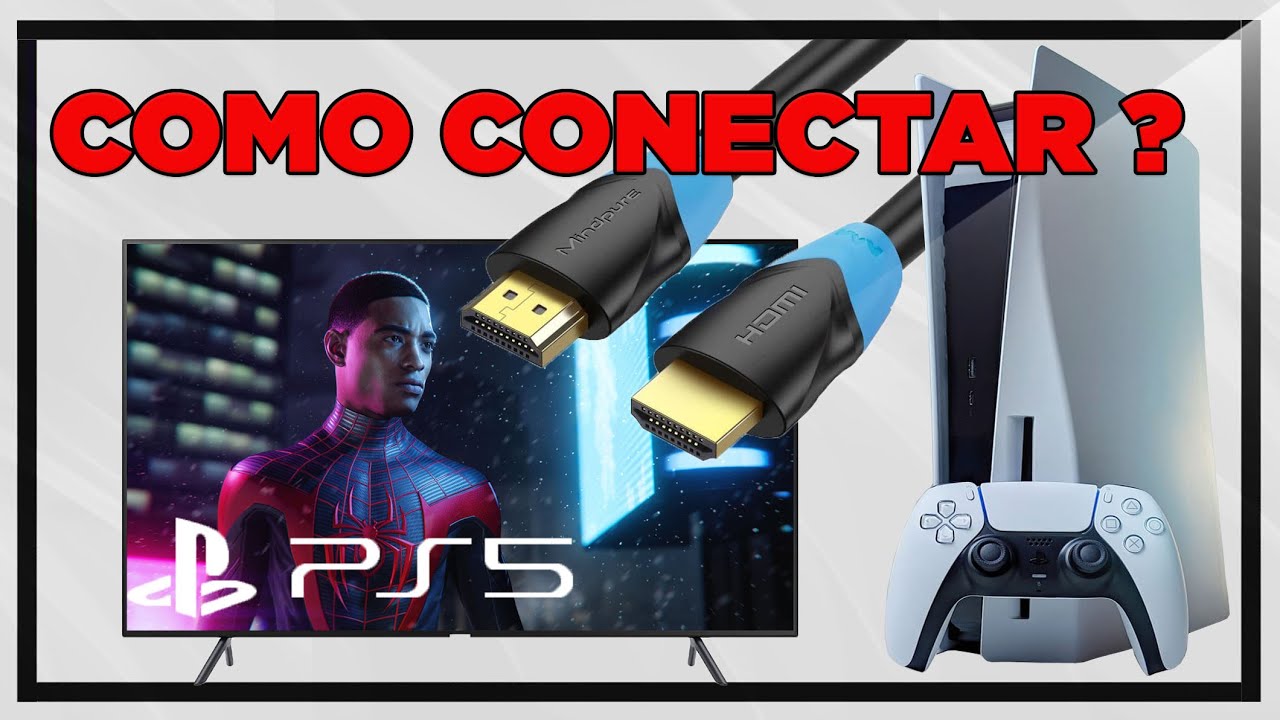 Como Conectar o PS5 Na TV / Instalar Playstation 5 na Televisao