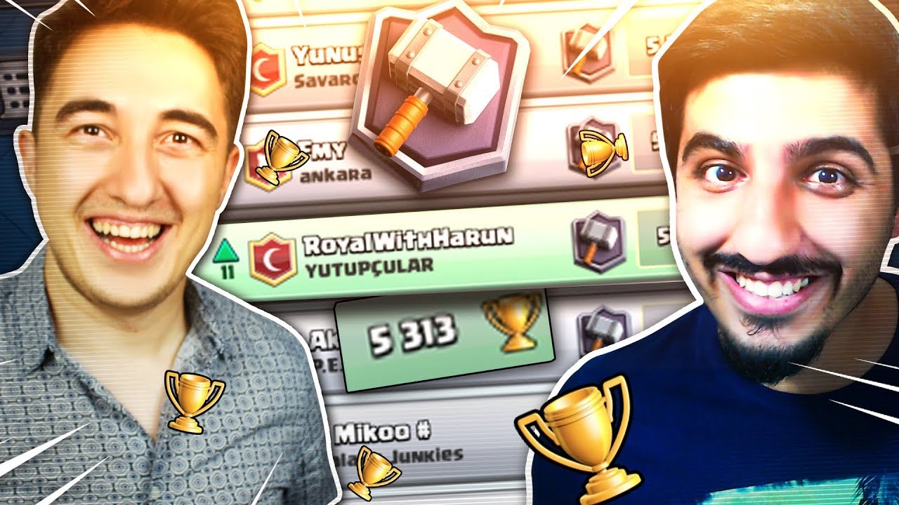 ROZETMEN SIRALAMADA İLK 100'e BOOSTLUYOR! - Clash Royale