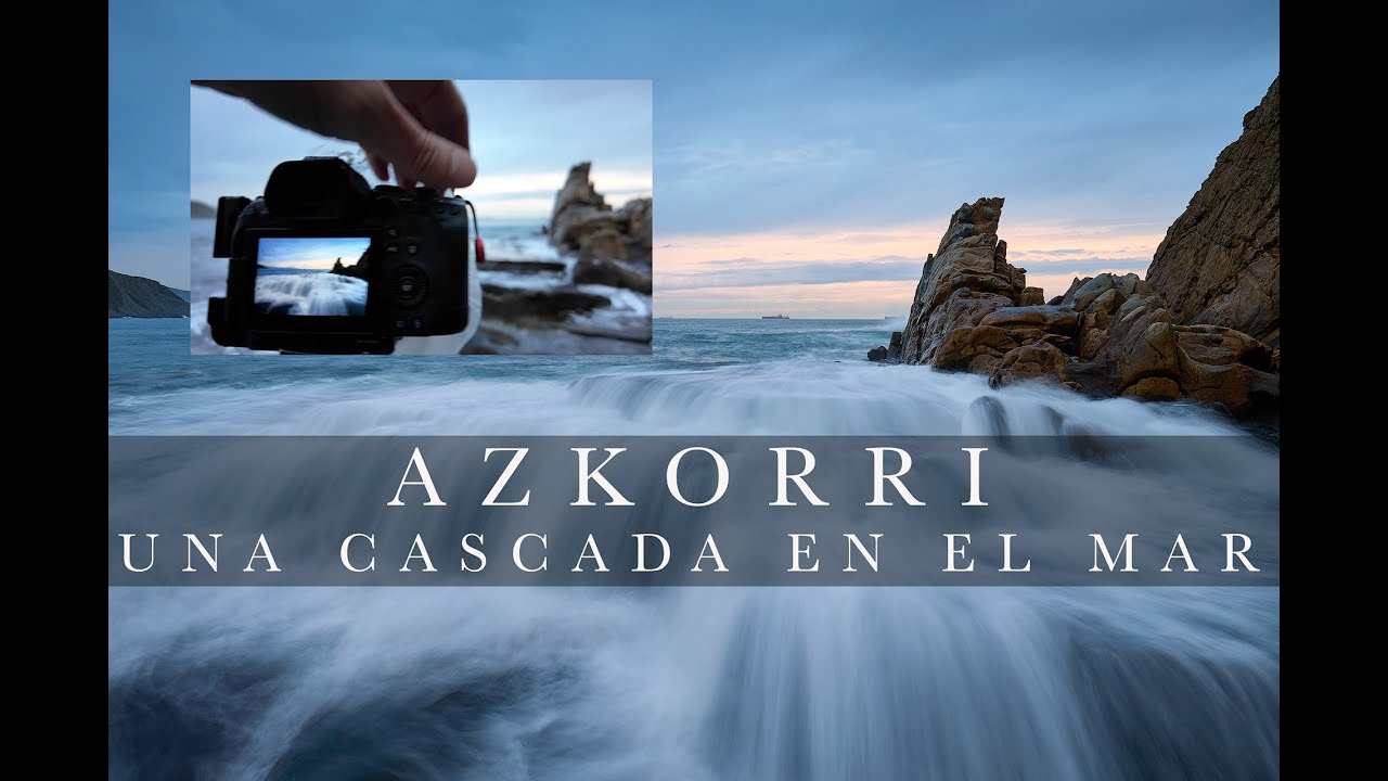 Azkorri, Una cascada en el mar.