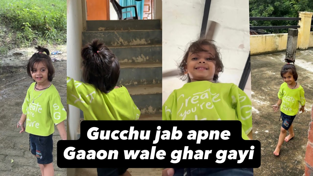 Jab Gucchu Nani ke ghar se apne Ghar gayi 13/08/25 #munchkinitishasingh #itishasingh #gucchu #trend 
