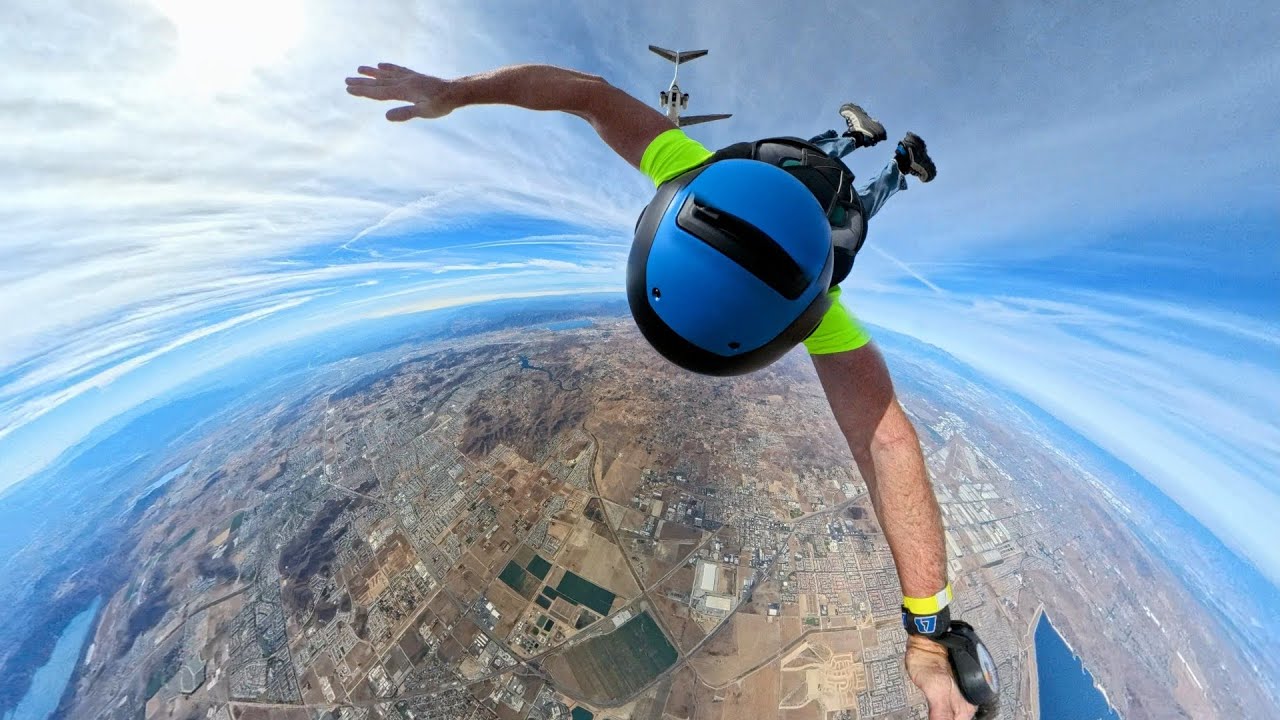 Skydive from a DC-9 jet at 14,000 ft at Skydive Perris