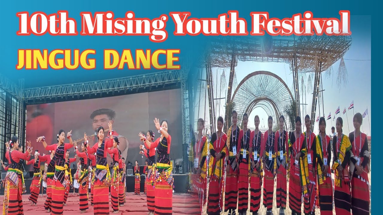 10th MYF Sonitpur Jiabhoroli Team Jinjug Dance Performance ! At Dhemaji Kareng Chapori Assam ❤️🙏