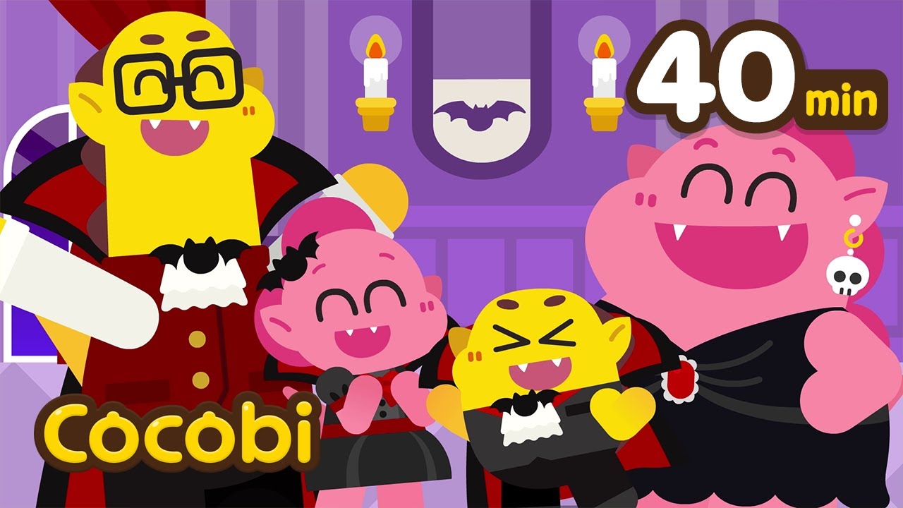 We are Vampire Family🍷🧛‍♀️ + and More Monster Songs for Kids | Cocobi