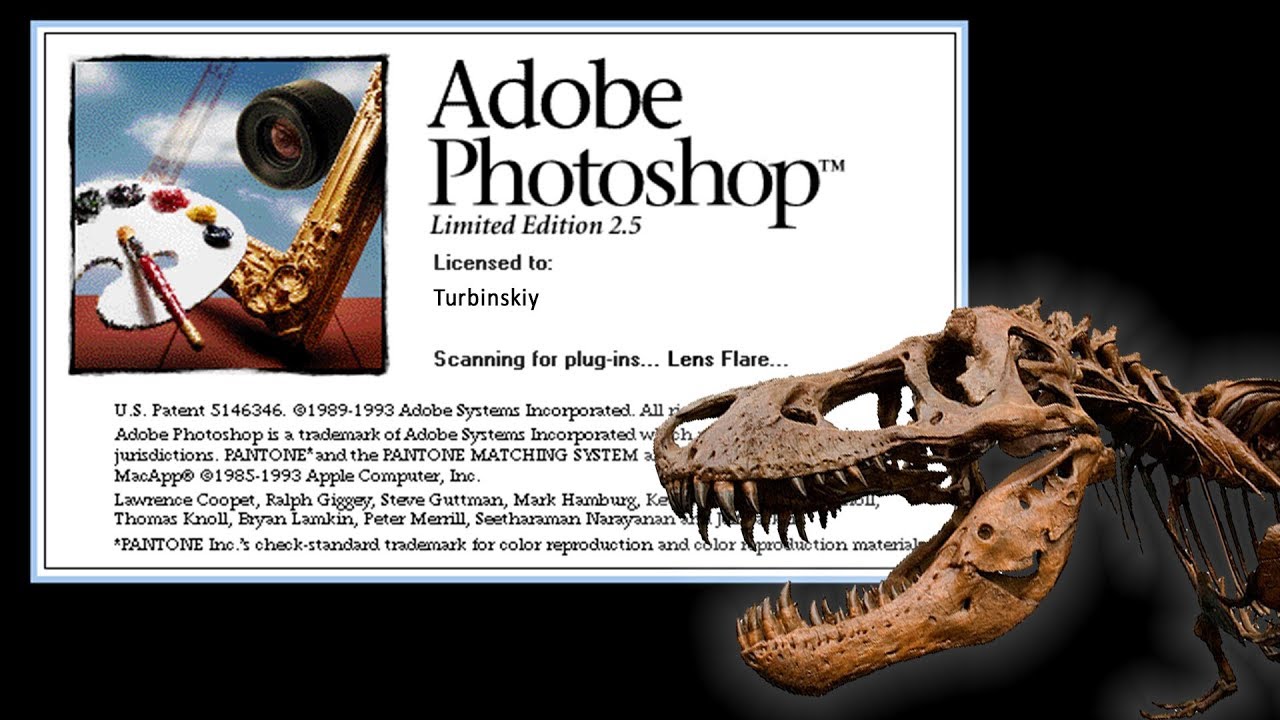 PHOTOSHOP 2.5 Функционал первобытных времен