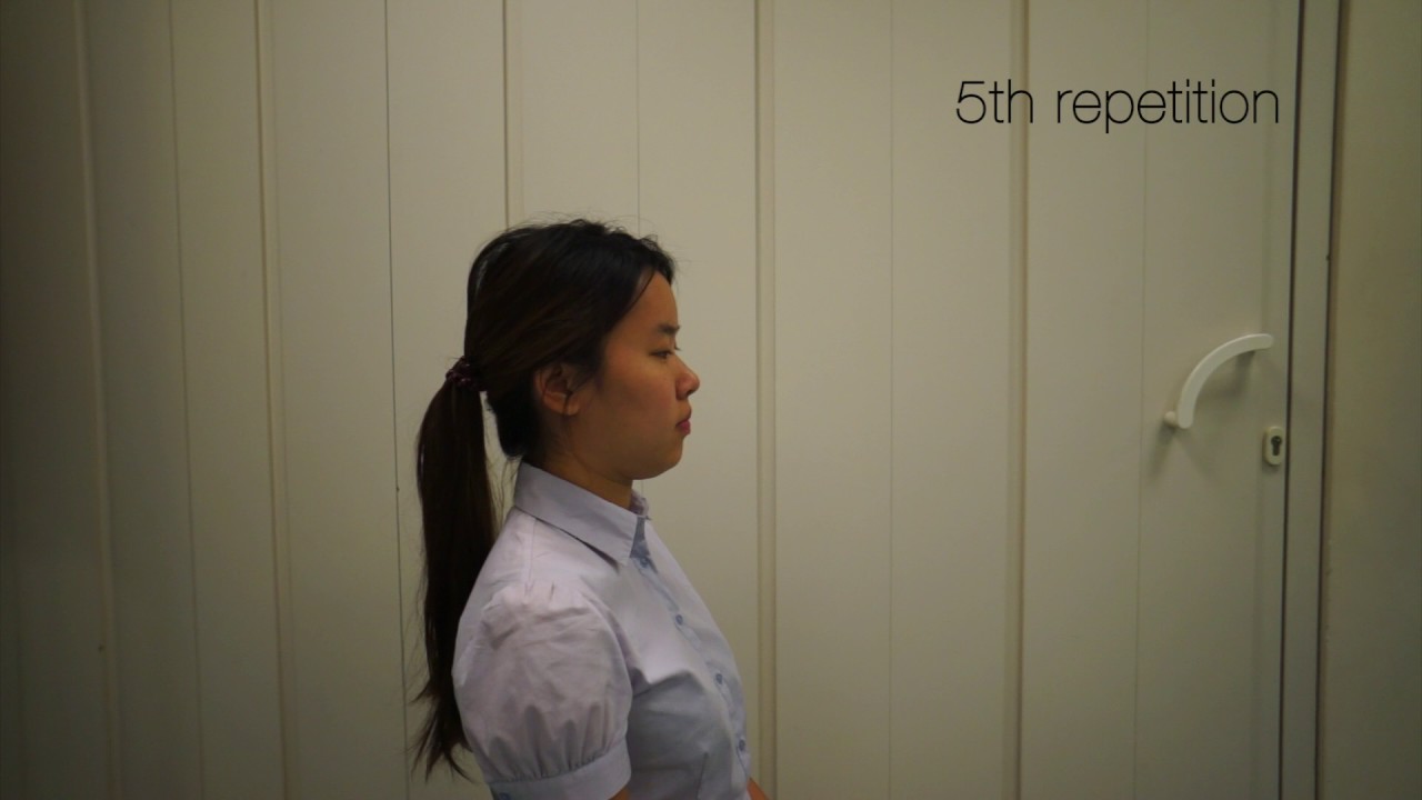 NUH Physiotherapy - Chin Tucks