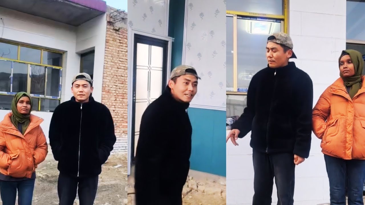 Васиб показал всем новый дом, который он построил для своей африканской жены!