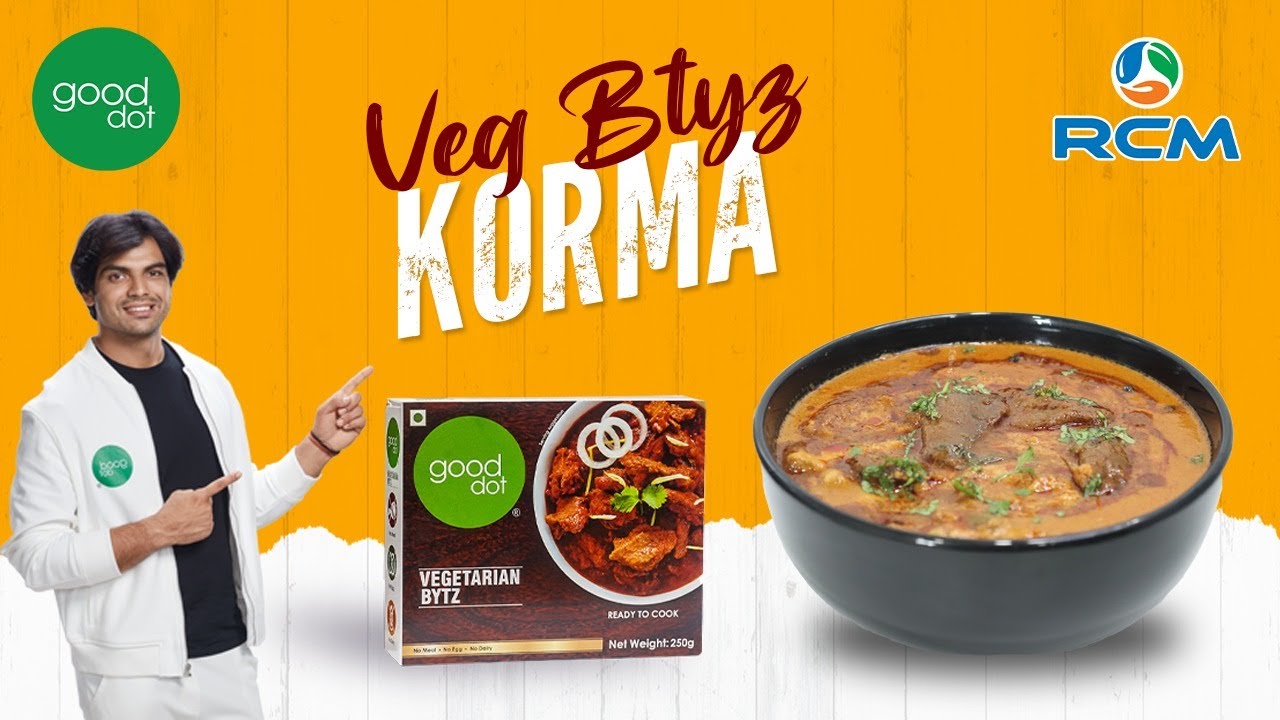 Veg Bytz Korma | Plant Based Veg Korma By Gooddot | High Protein & Dietary Fiber