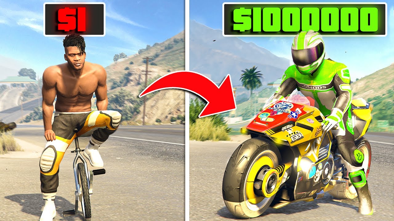 SIÊU XE MÁY có giá trị từ 1 đến 1,000,000 đô la trong GTA 5