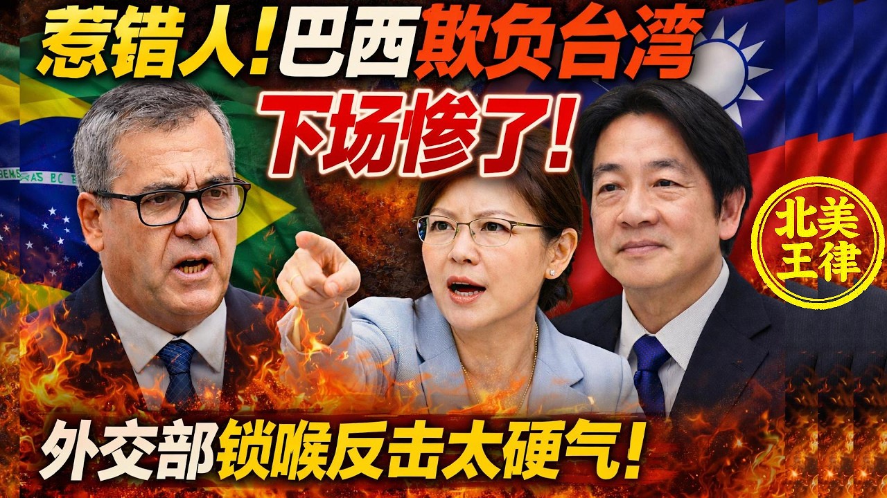 惹錯人！巴西代表欺負台灣「下場慘了」：數億大豆訂單恐一夕蒸發！外交部這招鎖喉反擊太硬氣！｜北美王律1219期｜Brazil Insults Taiwan, Pays the Price