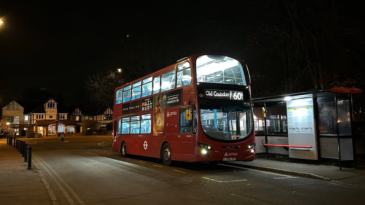 Full Route Visual | London Bus Route 60: Old Coulsdon to Streatham Station