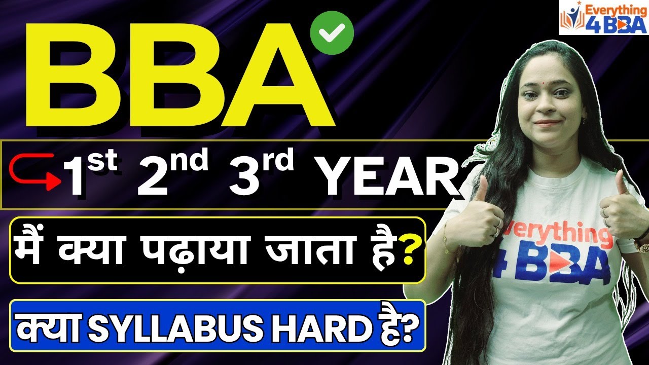 BBA All Subjects 1st, 2nd & 3rd Year | Full Course Structure 2026