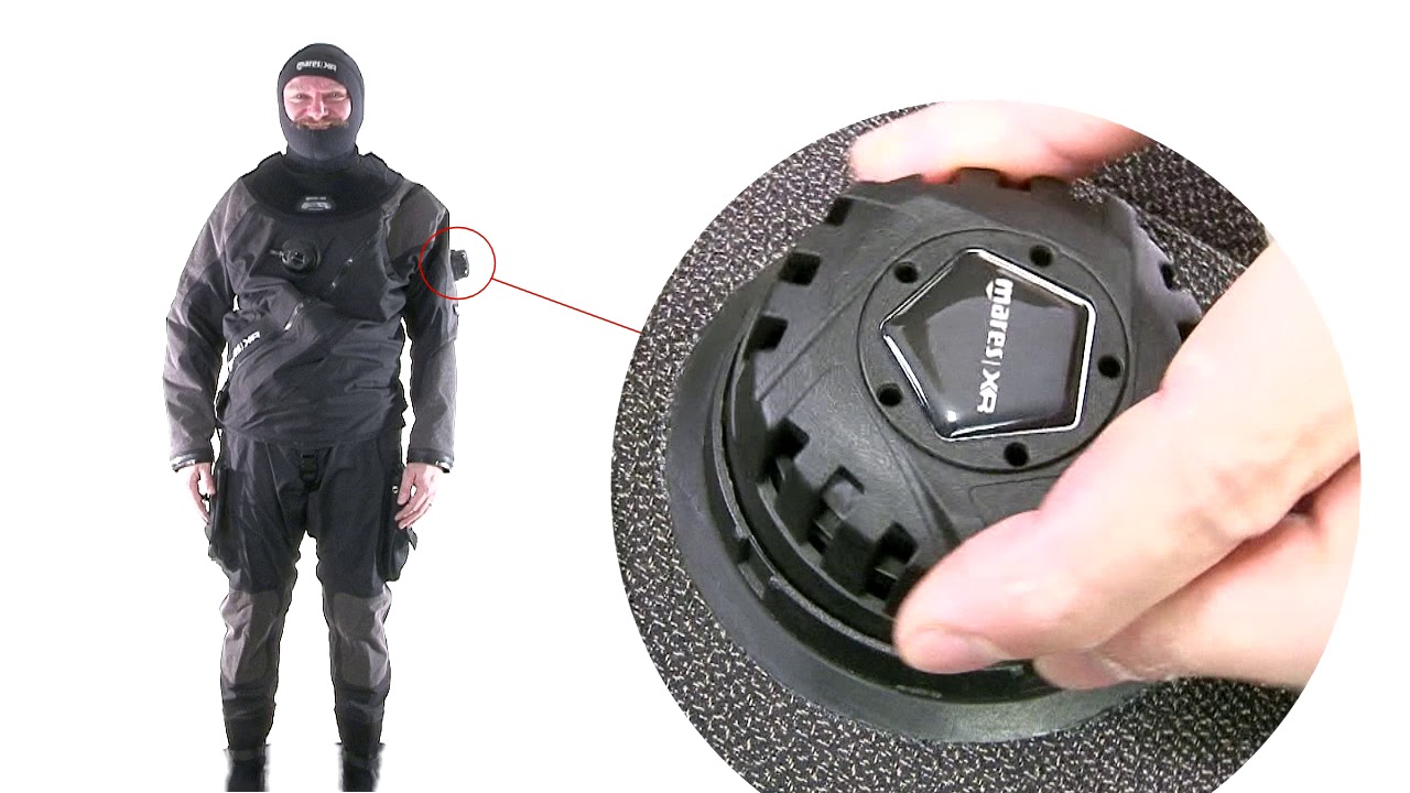 Mares XR - How to set up the Drysuit