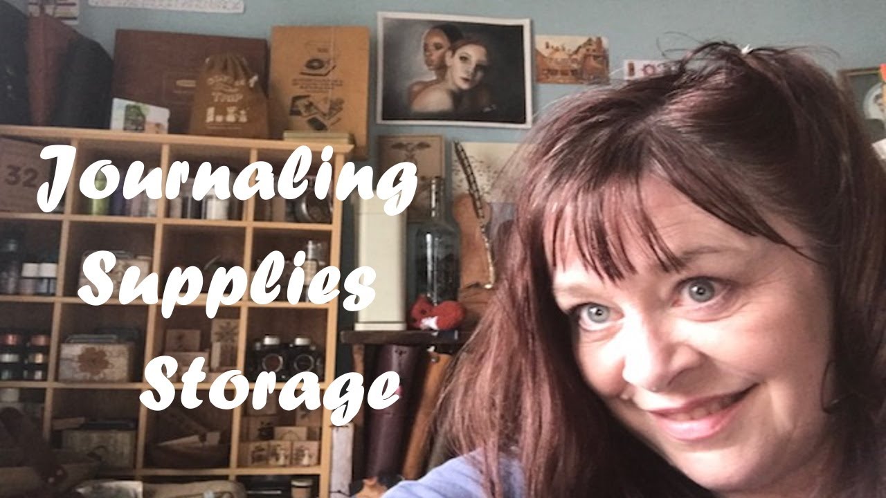 Journal Supplies Storage - My Desk Tour