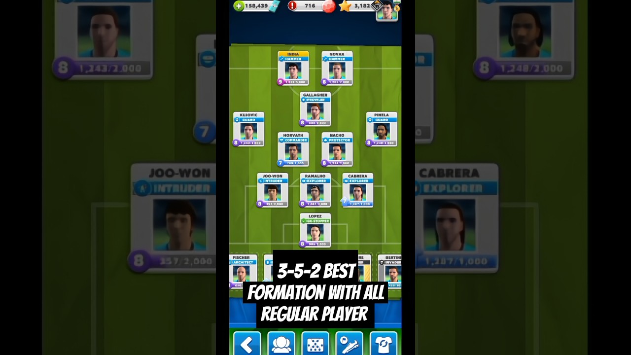 3-5-2 Best Formation with All regular players 💀💀⚽🥅 