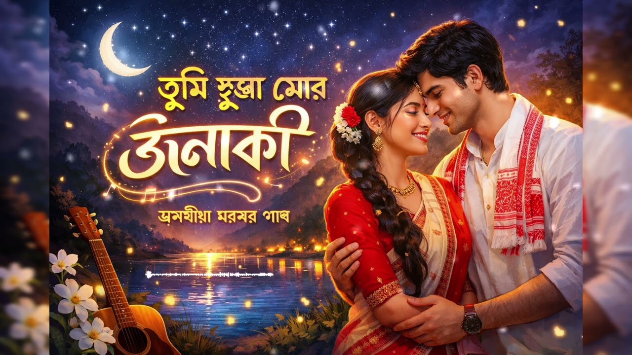 তুমি হোৱা মোৰ জোনাকী | Tumi Hua Mur Jonaki | New Assamese Romantic Song 2026