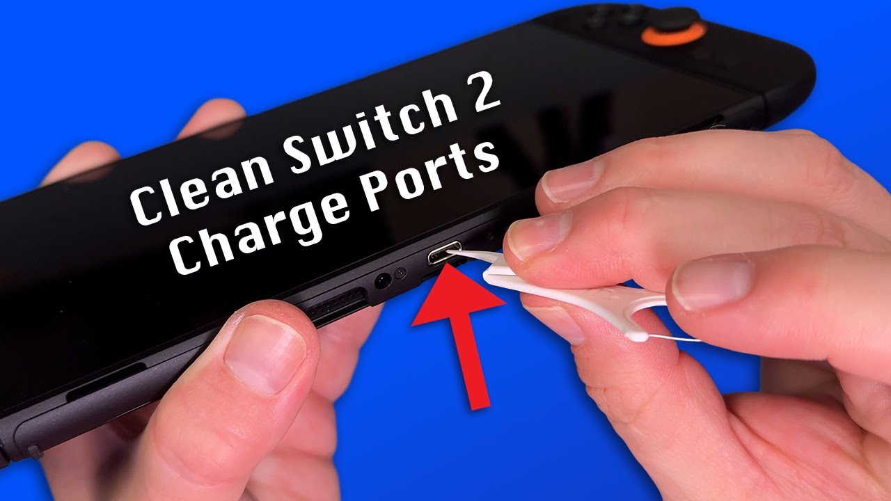 How to Clean Switch 2 USB-C Charge Ports