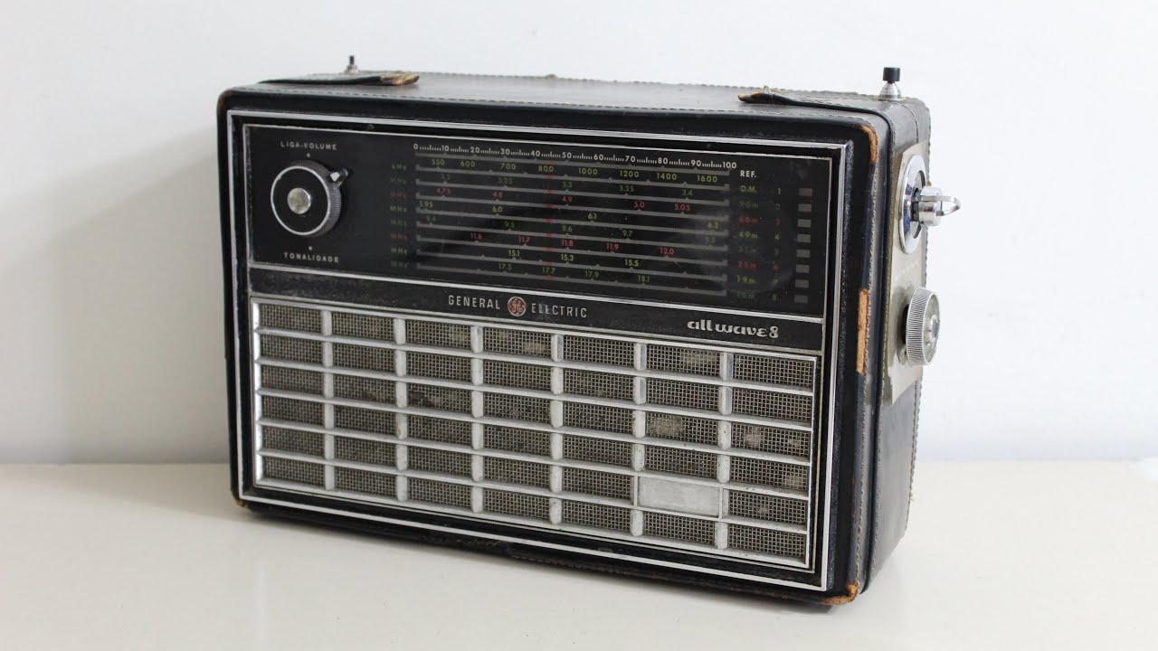 Rádio General Electric GE All Wave 8 (1965) - Restauração & Recepção OM OC