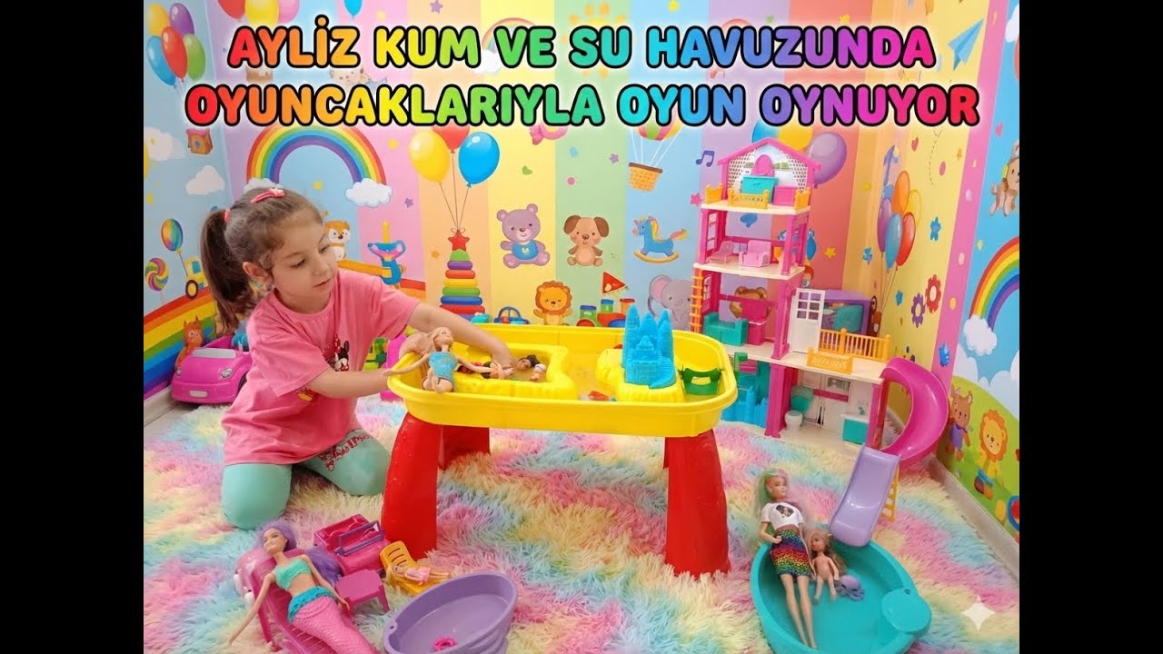 😱 KUMUN İÇİNDEN NE ÇIKTI? Ayliz'in Dev Sürprizli Kum Havuzu Oyunu! 🏖️
