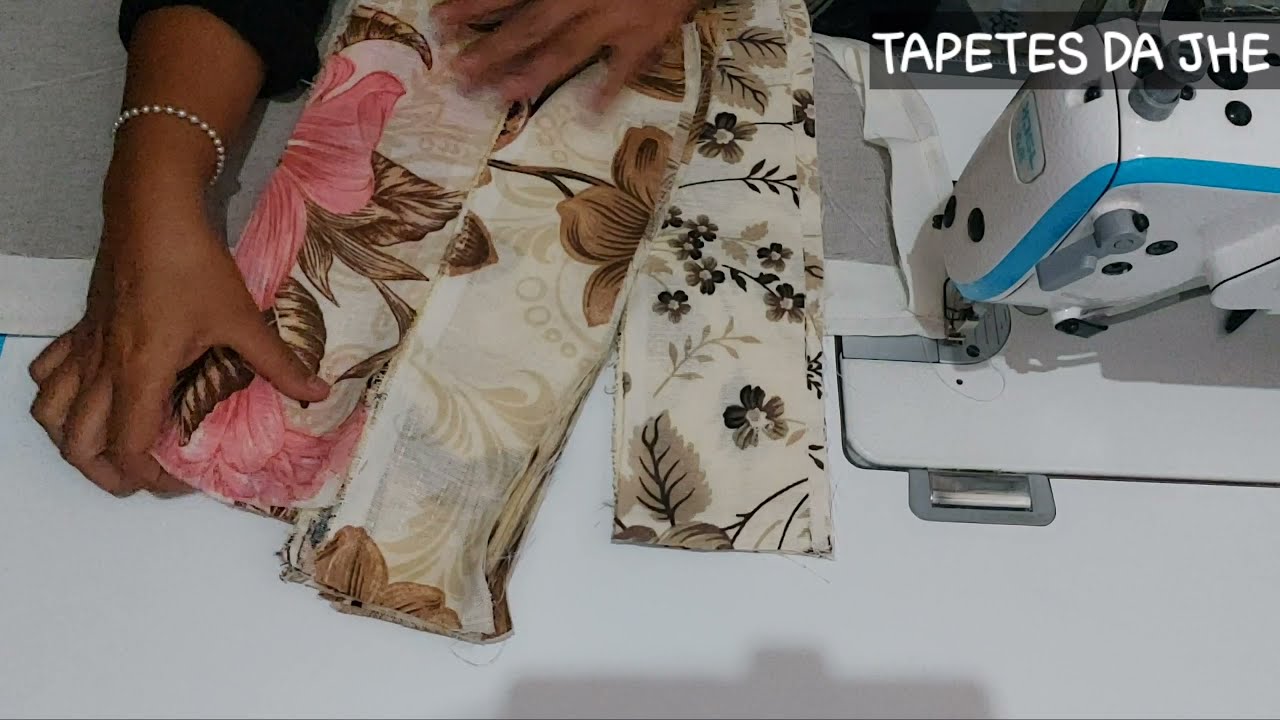 COMO FAZER TAPETE MEIA LUA DE BICÃO 😍 FÁCIL RÁPIDO PRÁTICO ECONÔMICO