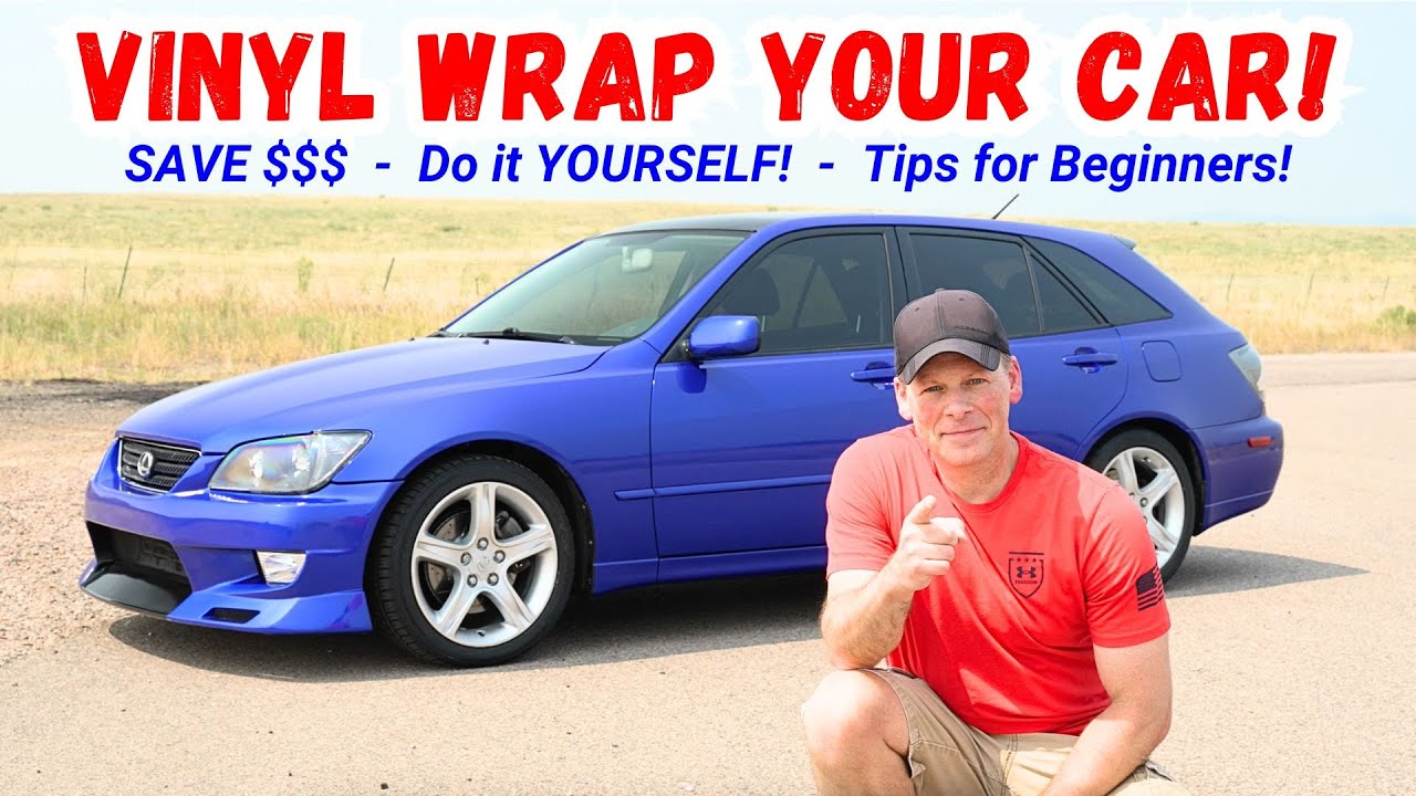 TIPS for a PERFECT Vinyl Wrap for BEGINNERS!  //  Lexus IS300 Wrapped!