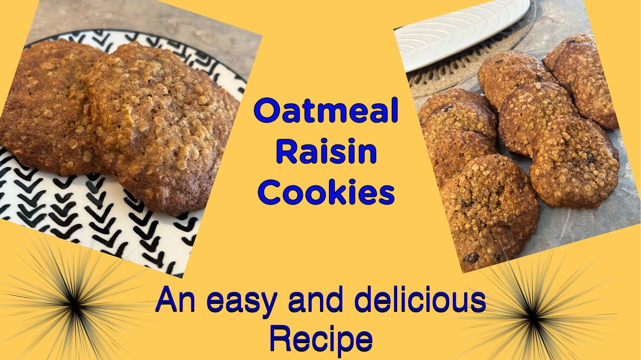 Oatmeal raisin cookies!! They are real good!!