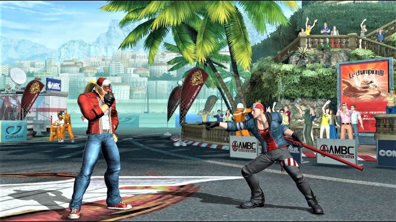 Terry Bogard vs Billy Kane (Hardest AI) - KOF XIV