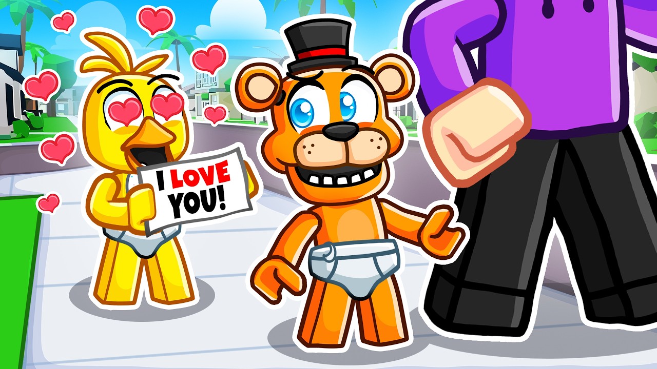 У малыша Фредди есть сумасшедший фанат в Roblox FNAF...