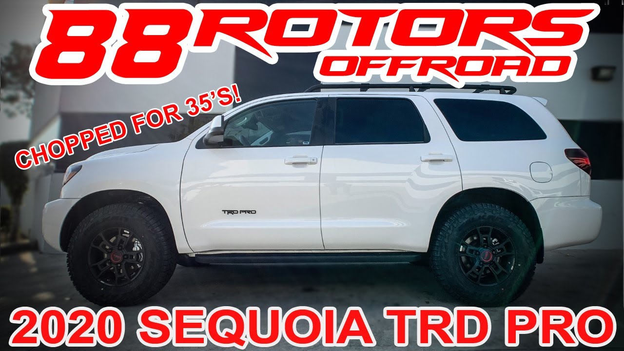 2020 Toyota Sequoia TRD Pro, LIFT w/FOX SHOCKS, CHOPPED FOR 35's!
