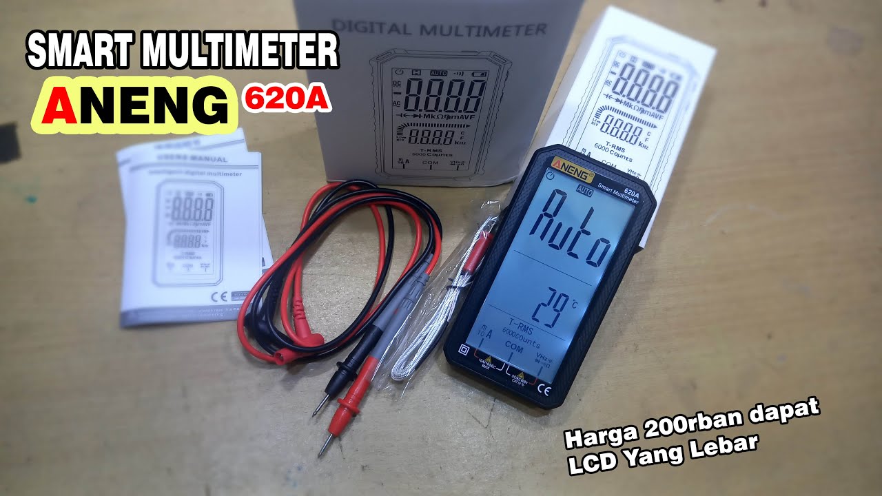 Multitester Multimeter LCD Besar Dari Aneng 620A Smart Multimeter NCV // Berbagi Cerita Multimeter