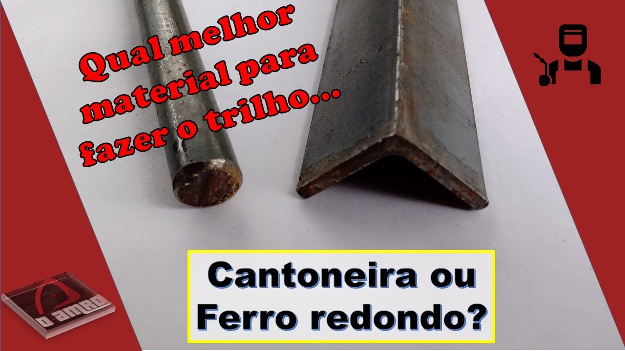 Trilho do portão - Qual melhor material | Ferro redondo ou cantoneira | Curso de serralheria