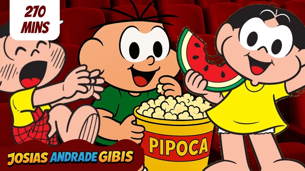 #CINEMINHA 3 🍿🎥📽️🎟️ | 4 HORAS DE HISTÓRIAS COM TODA A TURMA | JOSIAS ANDRADE GIBIS 📖⭐