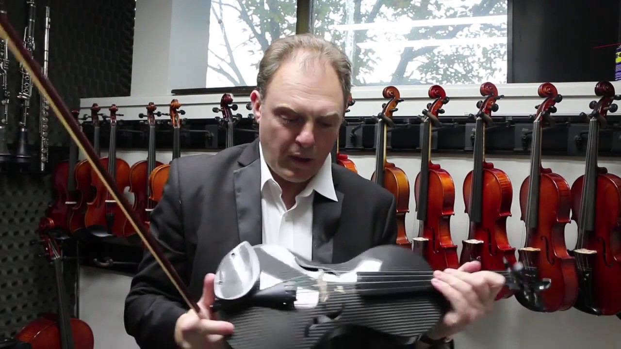 mezzo-forte carbon fiber design line violin demonstration