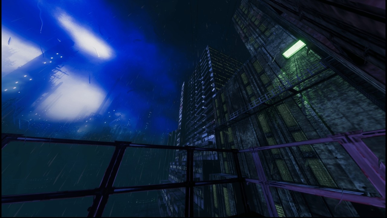 【PERIPETEIA OST】Relaxing Ambient Mix | Rain & Industrial sounds | Cyberpunk soundscape