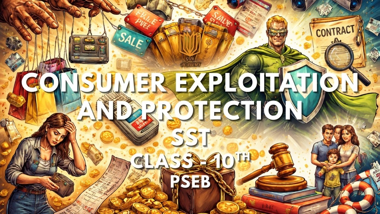 Ch - 6 | Consumer Exploitation and Protection | Class - 10th | Economics | SST | PSEB | Gur Academy