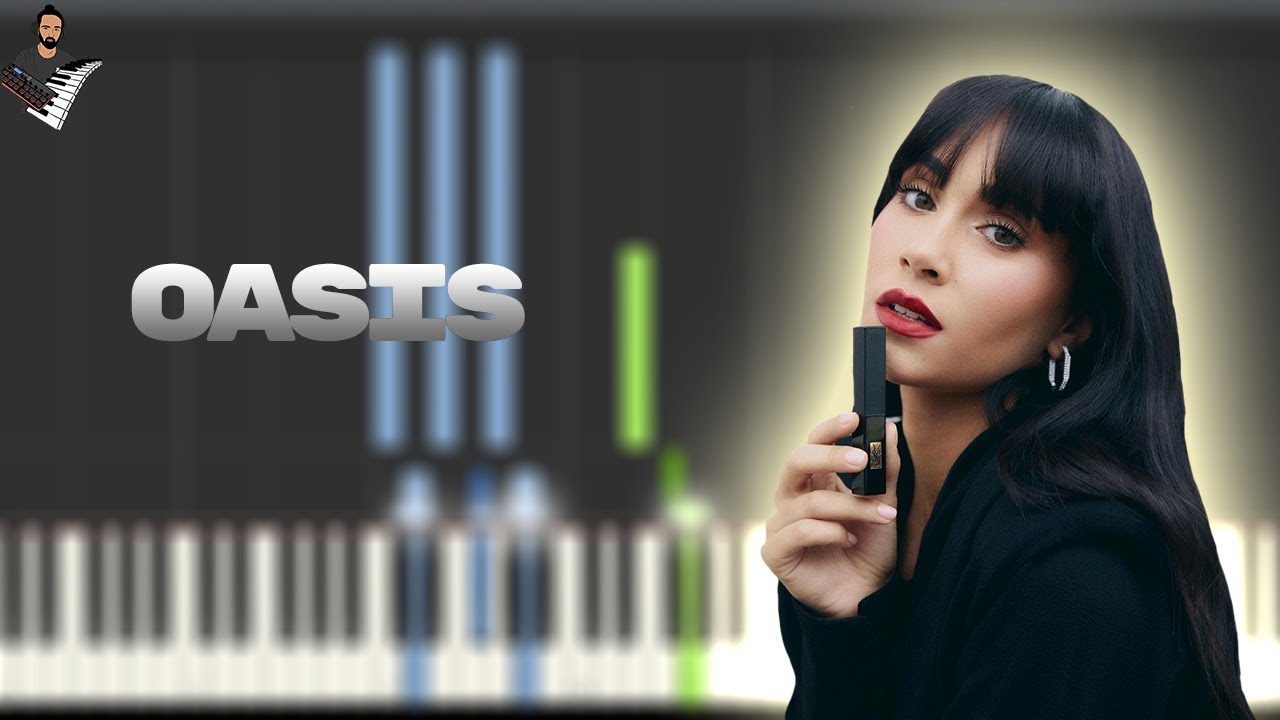 Aitana - Oasis (De La Última Banda Sonora Original) | Piano Tutorial / Partitura / Karaoke / MIDI