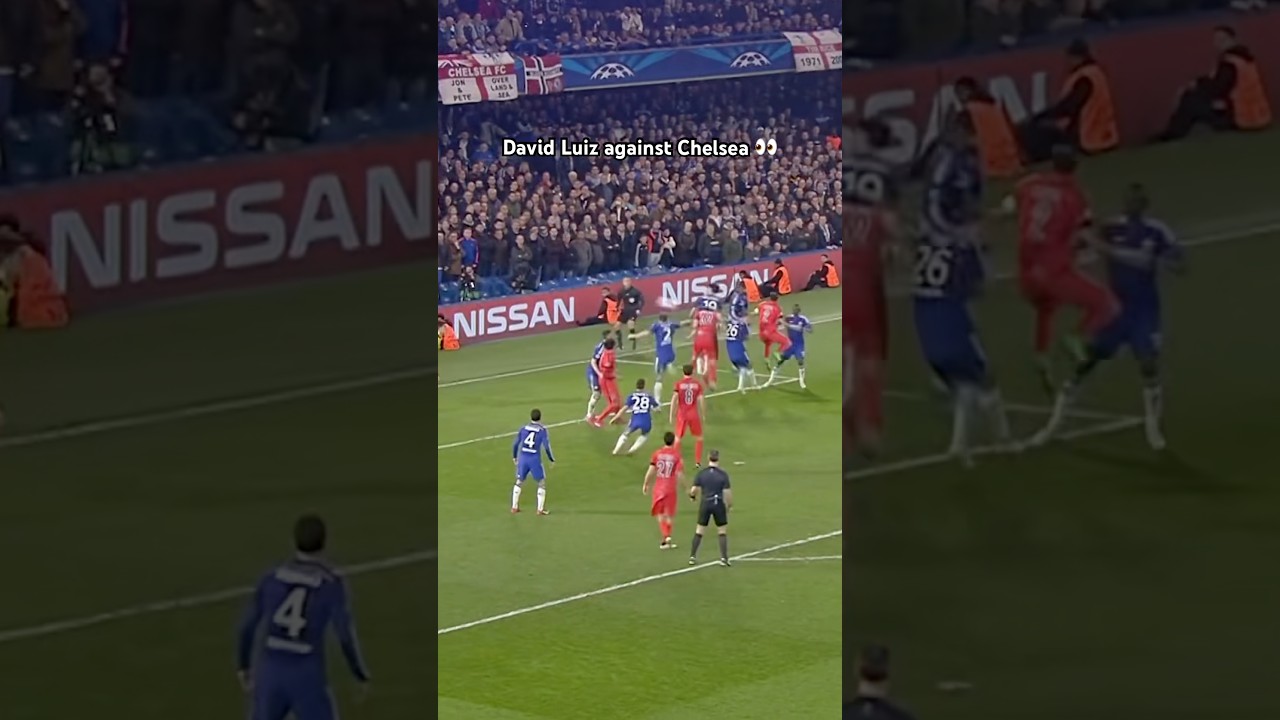 David Luiz celebrated against his old club 👀