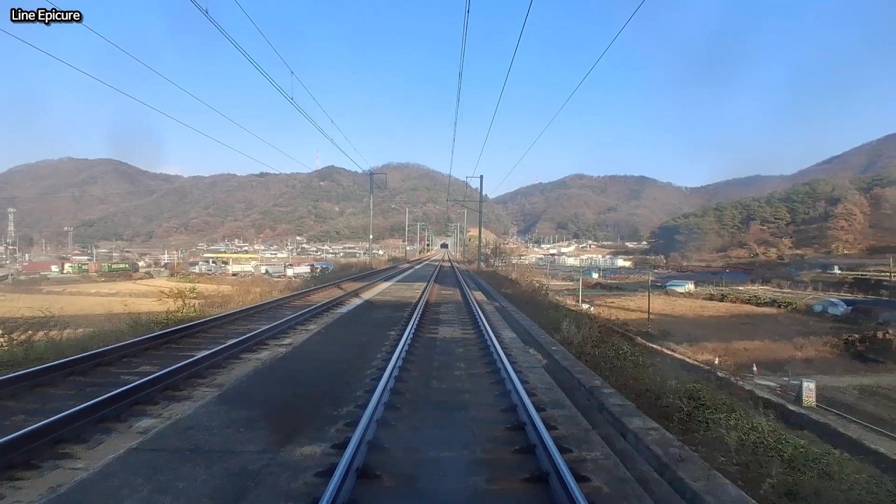 무궁화호1501열차: 전주역에서 임실역  낮은앵글