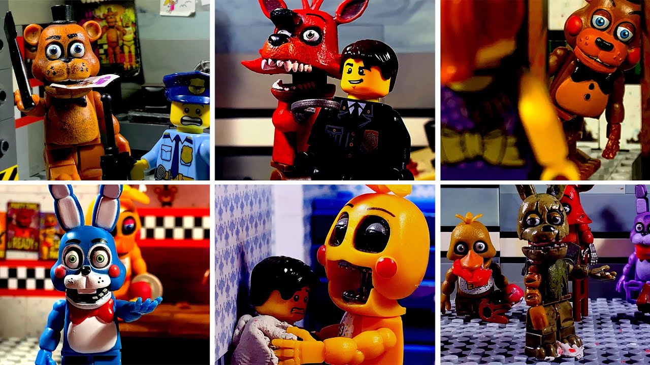 FNaF LEGO Animation: Voice Lines Compilation