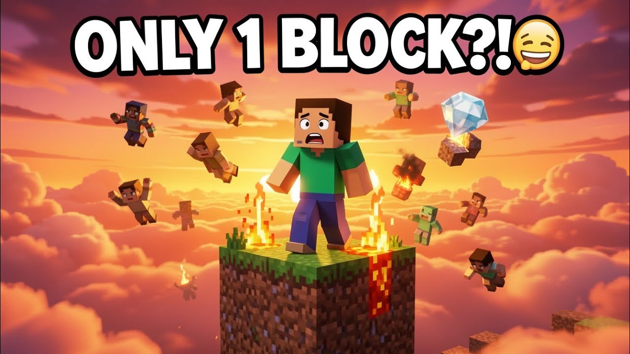 Can I Beat Minecraft Starting With ONLY One Block?